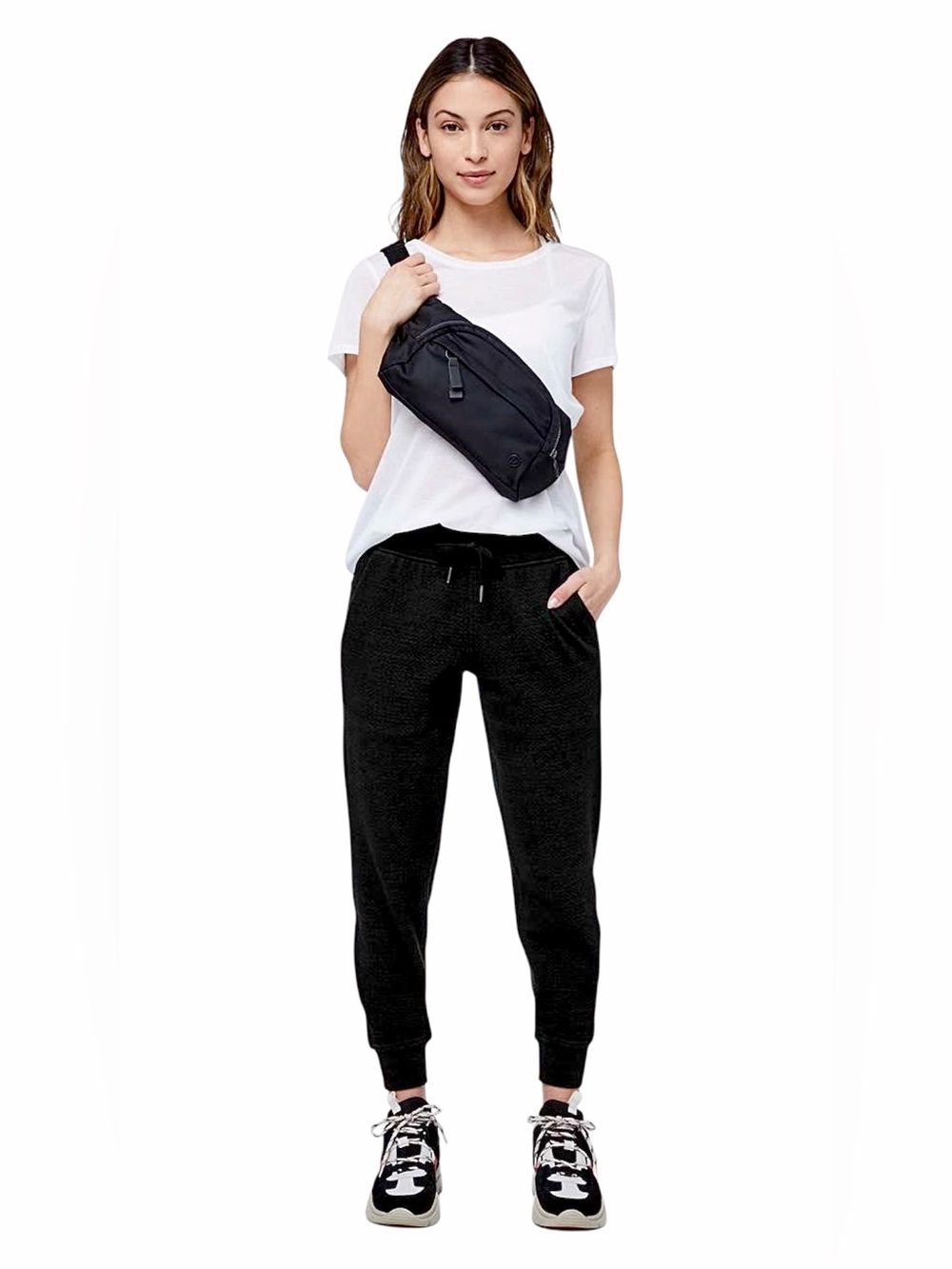 Lululemon – Warm Down Jogger II 28” – Heathered Core Black – Sz. 6